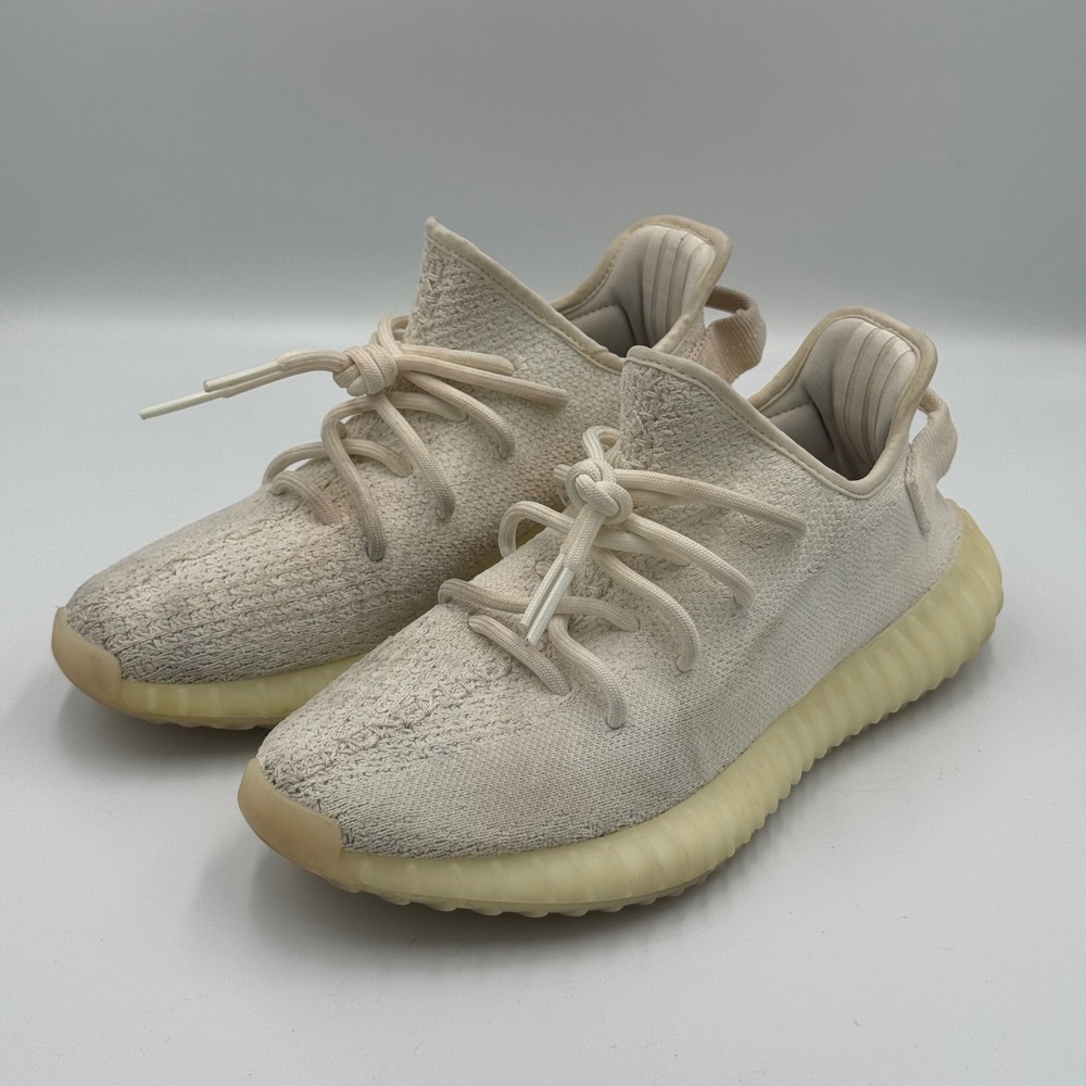 Adidas Cream White Yeezy Boost 350 V2 Size 7 NO BOX
